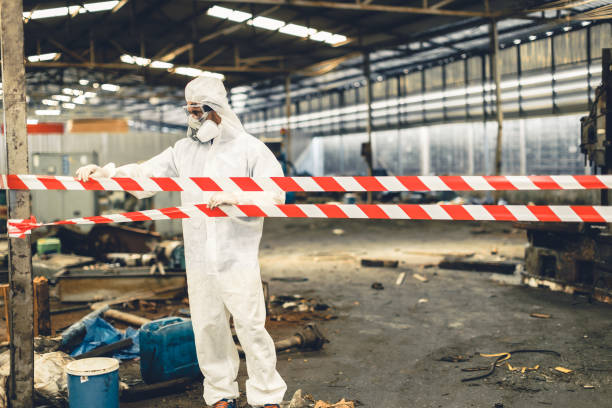 Professional Odor Removal technician working in Hardwick, GA